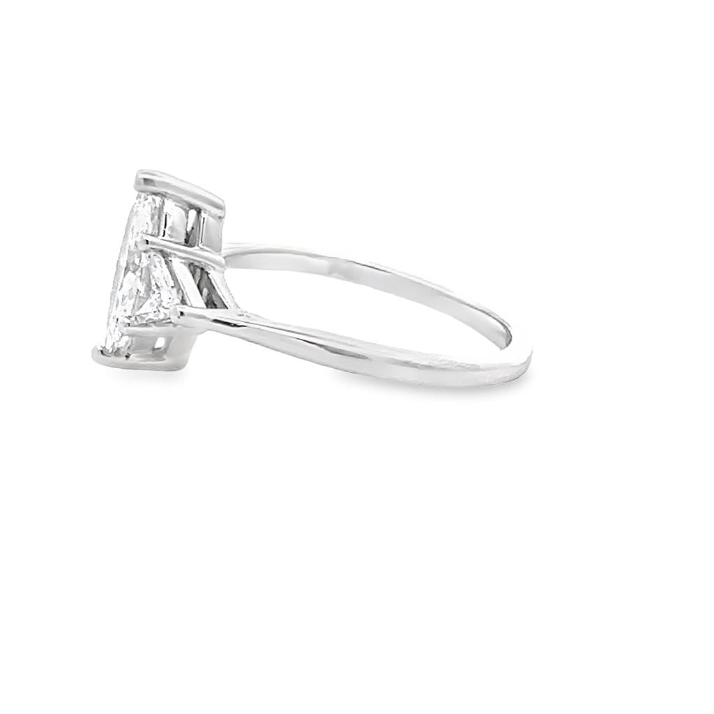 14K White Gold Marquise 1.11ctw Diamond Engagement Ring