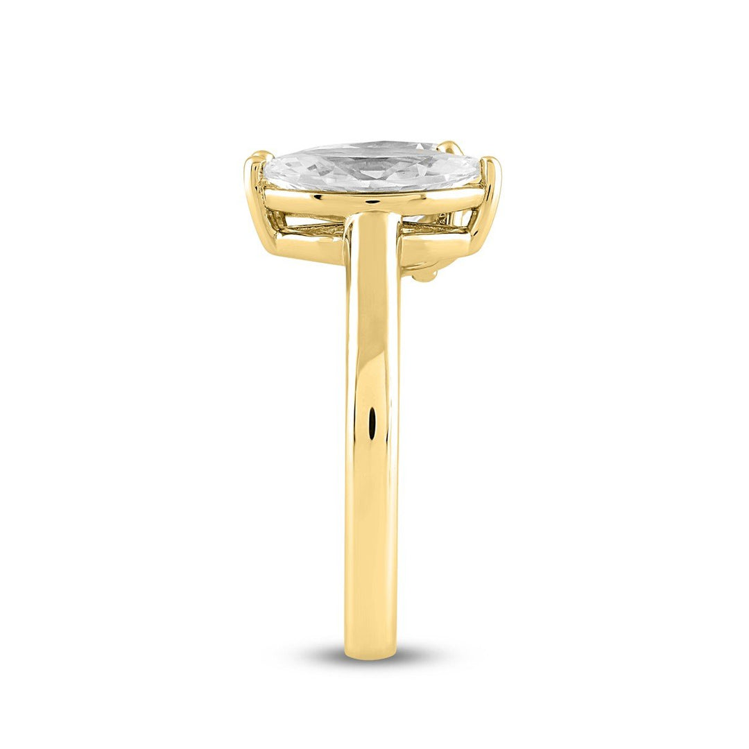 2.5 Carat Two Stone Lab-Grown Diamond Engagement Ring | 14K Yellow Gold | Toi Et Moi Style