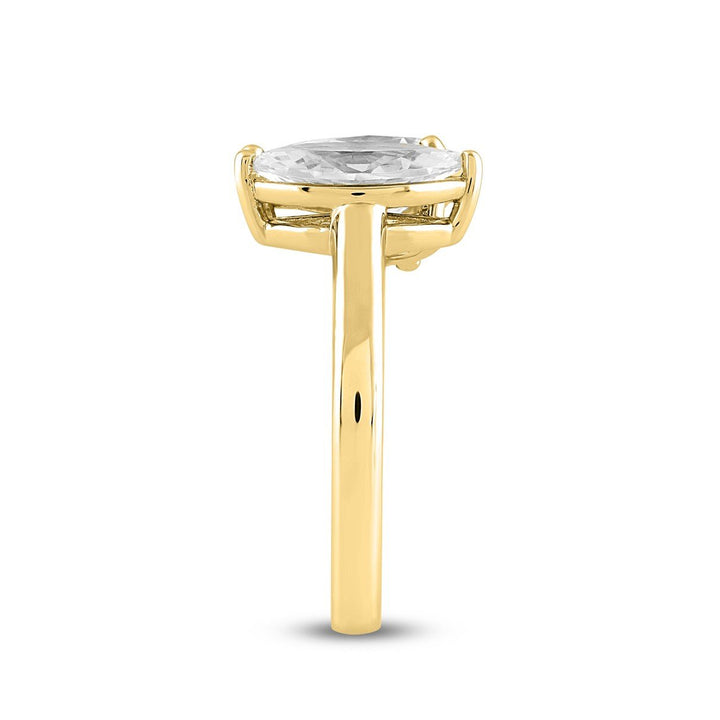 2.5 Carat Two Stone Lab-Grown Diamond Engagement Ring | 14K Yellow Gold | Toi Et Moi Style