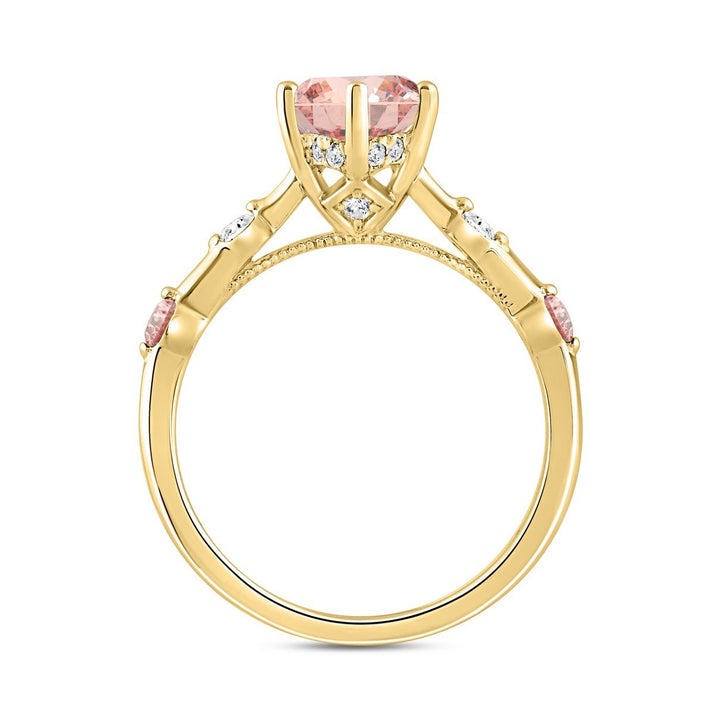 1.75 Carat Oval Lab-Grown Diamond Engagement Ring | 14K Yellow Gold | Solitaire Style