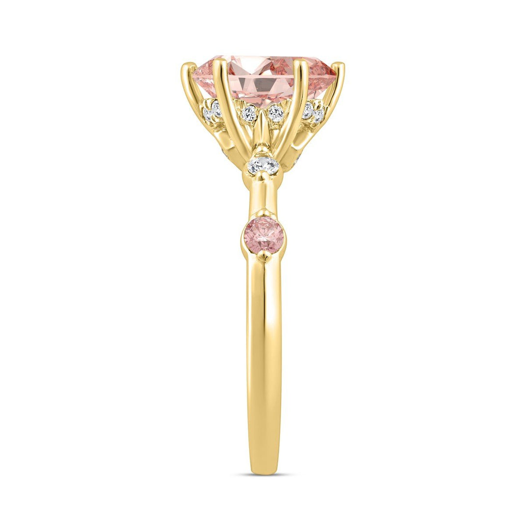 1.75 Carat Oval Lab-Grown Diamond Engagement Ring | 14K Yellow Gold | Solitaire Style