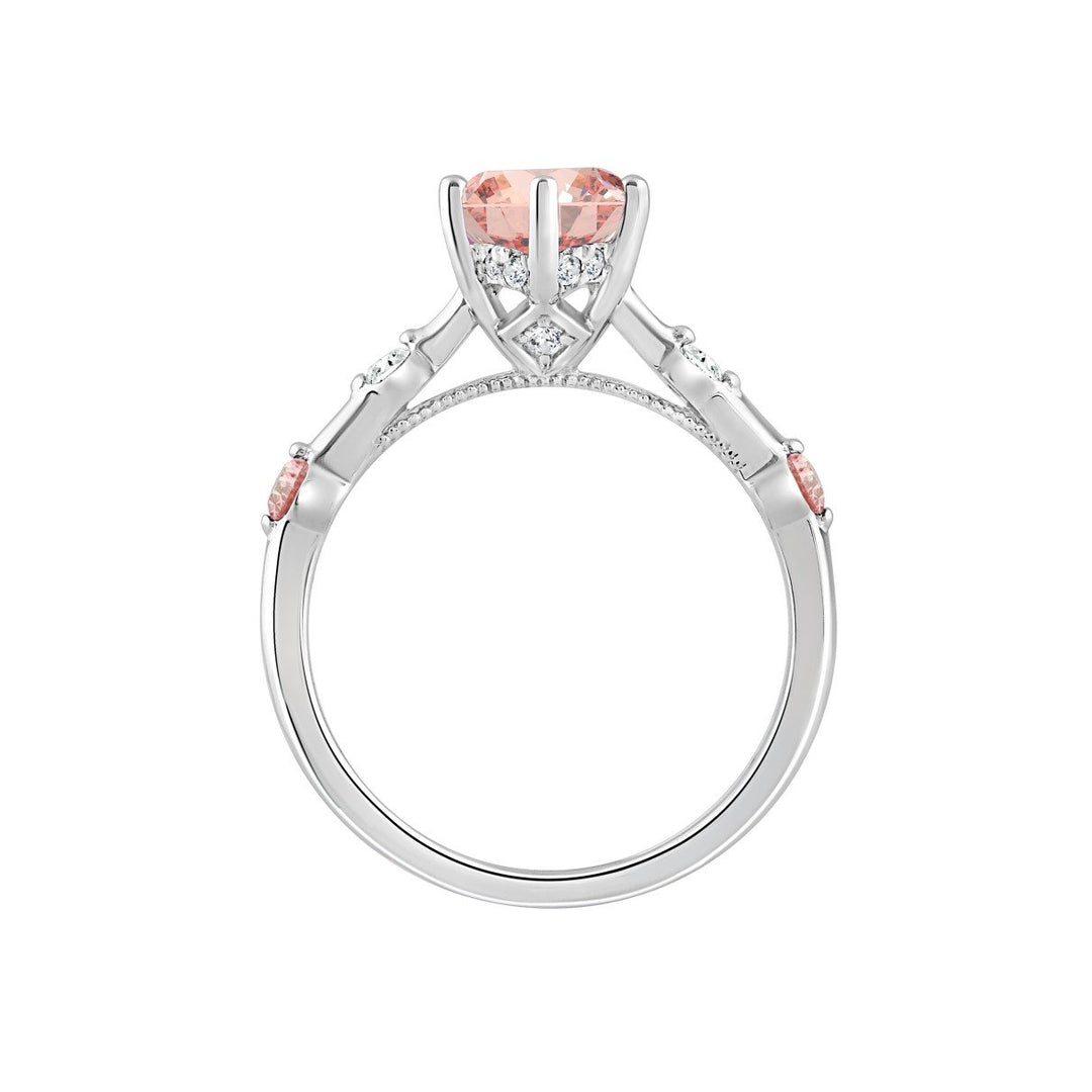 1.75 Carat Oval Lab-Grown Diamond Engagement Ring | 14K White Gold | Solitaire Style