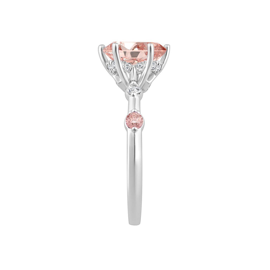 1.75 Carat Oval Lab-Grown Diamond Engagement Ring | 14K White Gold | Solitaire Style