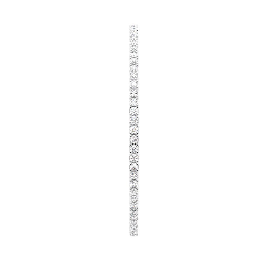 2 Carat Tennis Bangle Flexi 14K White Gold | E-F VS Round Lab-Grown Diamonds