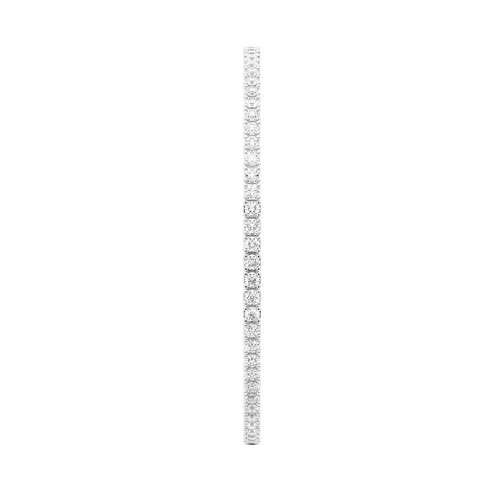 2 Carat Tennis Bangle Flexi 14K White Gold | E-F VS Round Lab-Grown Diamonds