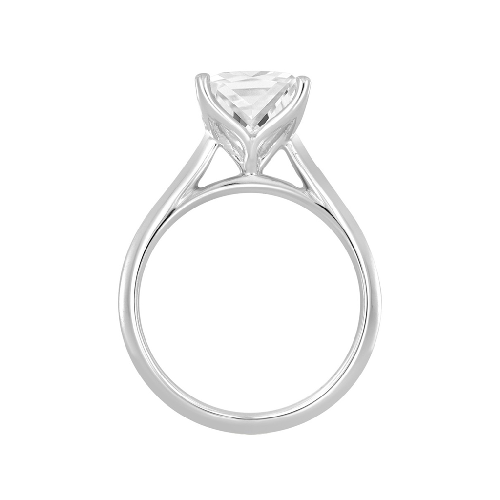 1.50 Carat Princess Lab-Grown Diamond Solitaire Engagement Ring | 14K White Gold | Solitaire Style