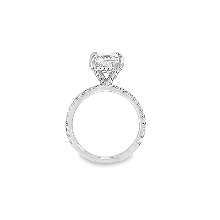 14 White Gold Princess 2.26ctw Diamond Engagement Ring