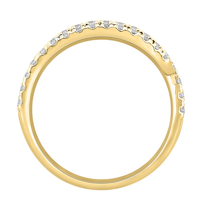 1.25 Carat Chunky Gold Wedding Band | Genuine 14k Yellow Gold