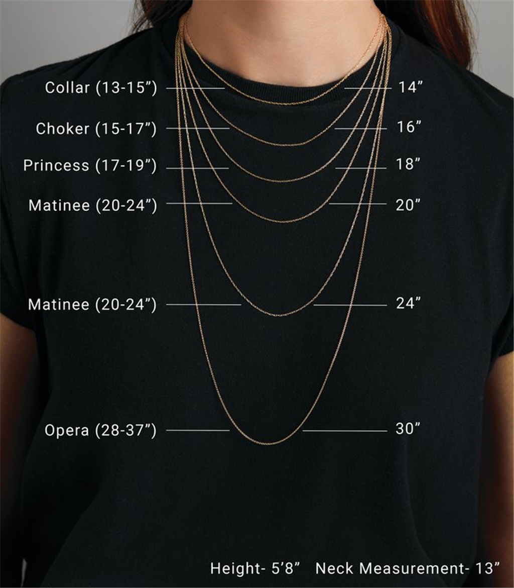 20 Inch Womens Necklace Chain Lengths HOT 18 Necklace Chain