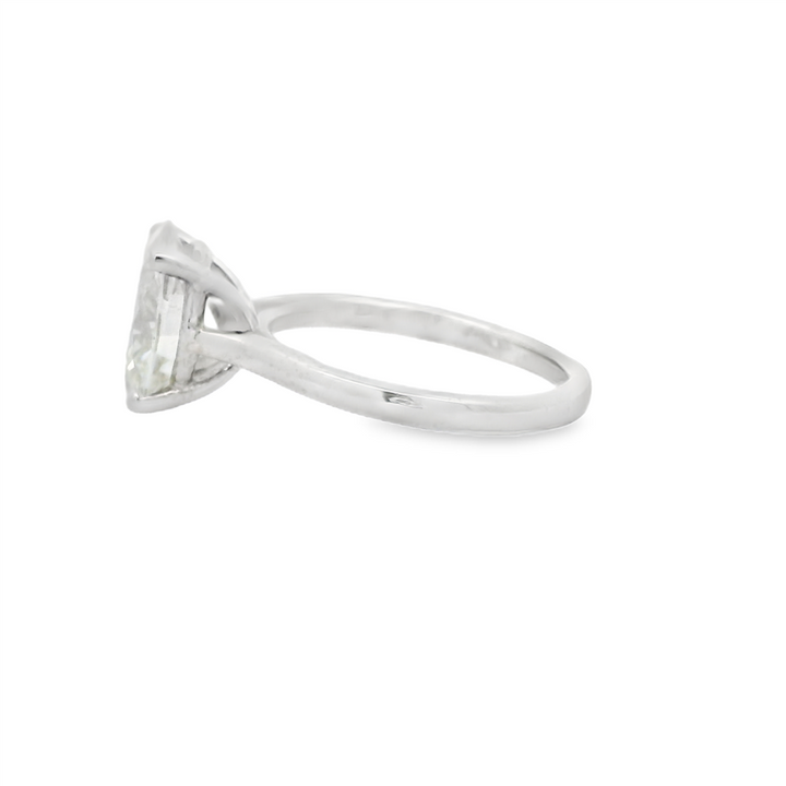 1.70 Carat Oval Lab-Grown Diamond Solitaire Engagement Ring | 14K White Gold